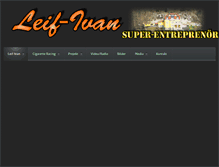 Tablet Screenshot of leifivan.com